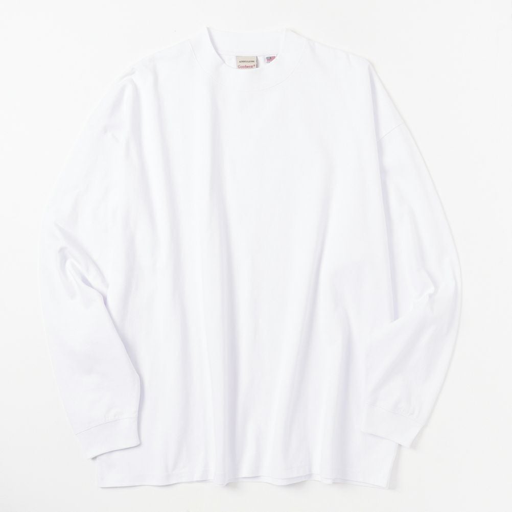 Goodwear スーパービッグシルエット ハイネックロングスリーブTシャツ メンズ