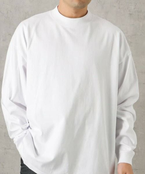 Goodwear スーパービッグシルエット ハイネックロングスリーブTシャツ メンズ