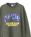 [期間限定価格]【オンラインストア限定】Goodwear x NUTMEG スーパービッグシルエット ロゴロングスリーブTシャツ メンズ商品サムネイル-4