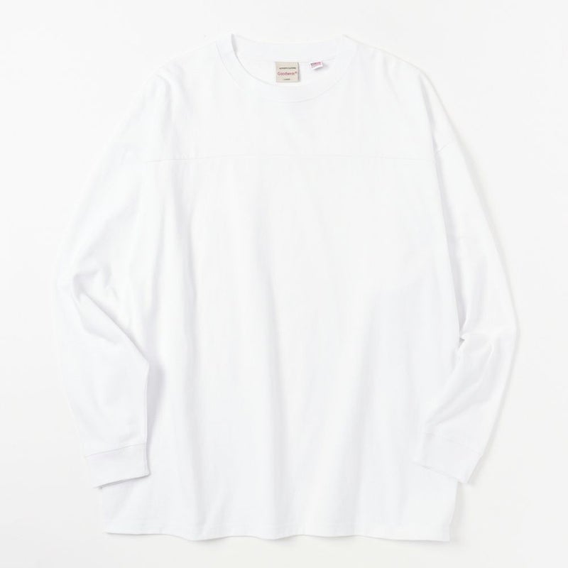 【オンラインストア限定】Goodwear スーパービッグシルエット フットボールロングスリーブTシャツ メンズ商品画像-2