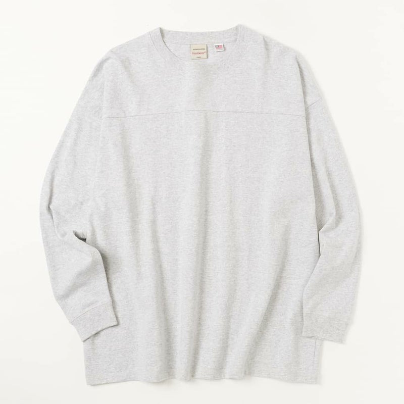 [期間限定価格]【オンラインストア限定】Goodwear スーパービッグシルエット フットボールロングスリーブTシャツ メンズ商品画像-3