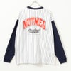 [期間限定価格]【オンラインストア限定】Goodwear x NUTMEG スーパービッグシルエット ロゴロングスリーブTシャツ メンズ商品サムネイル-1