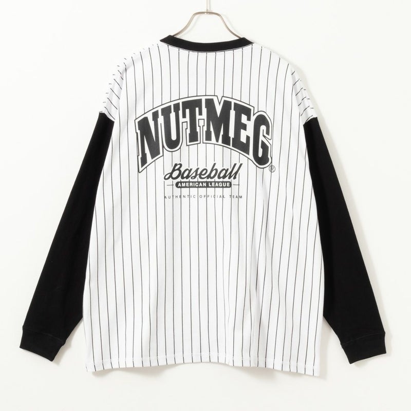 [期間限定価格]【オンラインストア限定】Goodwear x NUTMEG スーパービッグシルエット ロゴロングスリーブTシャツ メンズ商品画像-2