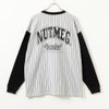 [期間限定価格]【オンラインストア限定】Goodwear x NUTMEG スーパービッグシルエット ロゴロングスリーブTシャツ メンズ商品サムネイル-3