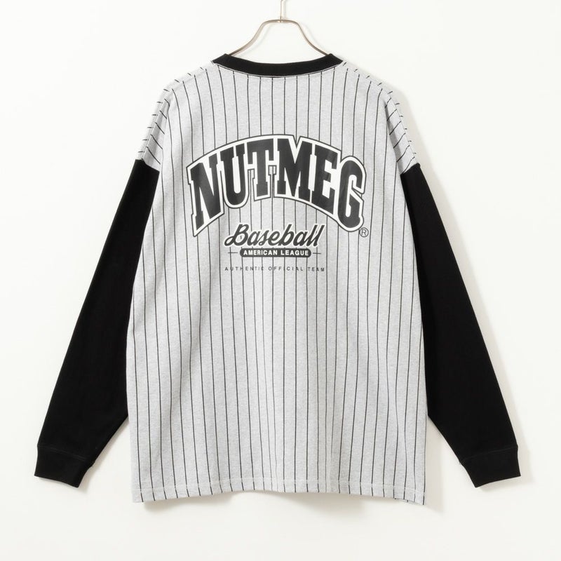 [期間限定価格]【オンラインストア限定】Goodwear x NUTMEG スーパービッグシルエット ロゴロングスリーブTシャツ メンズ商品画像-3