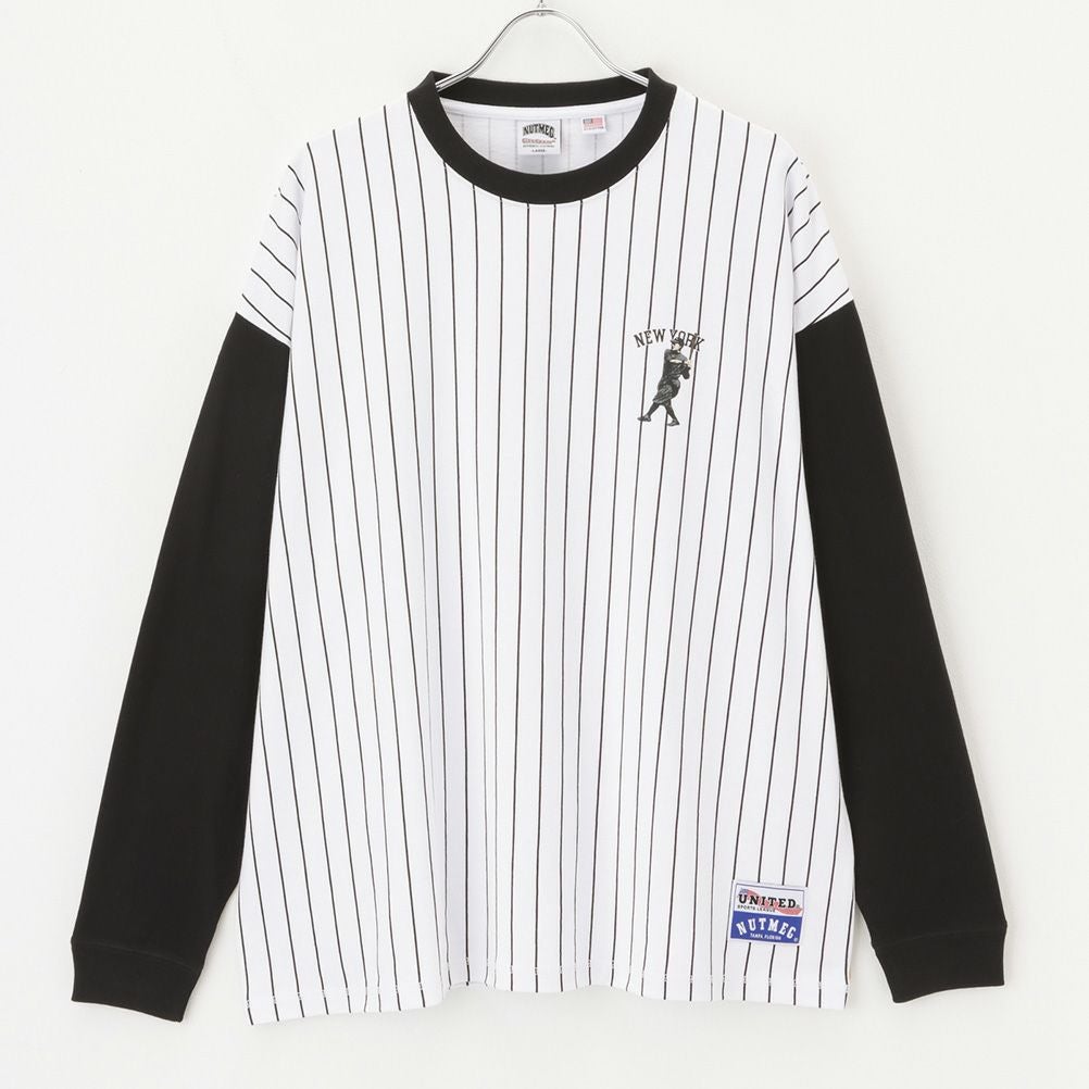 Goodwear x NUTMEG スーパービッグシルエット ロゴロングスリーブTシャツ メンズ