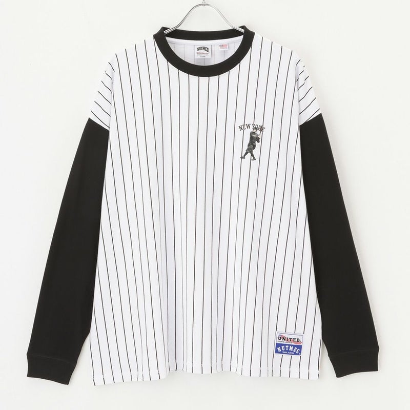 [期間限定価格]【オンラインストア限定】Goodwear x NUTMEG スーパービッグシルエット ロゴロングスリーブTシャツ メンズ商品画像-5