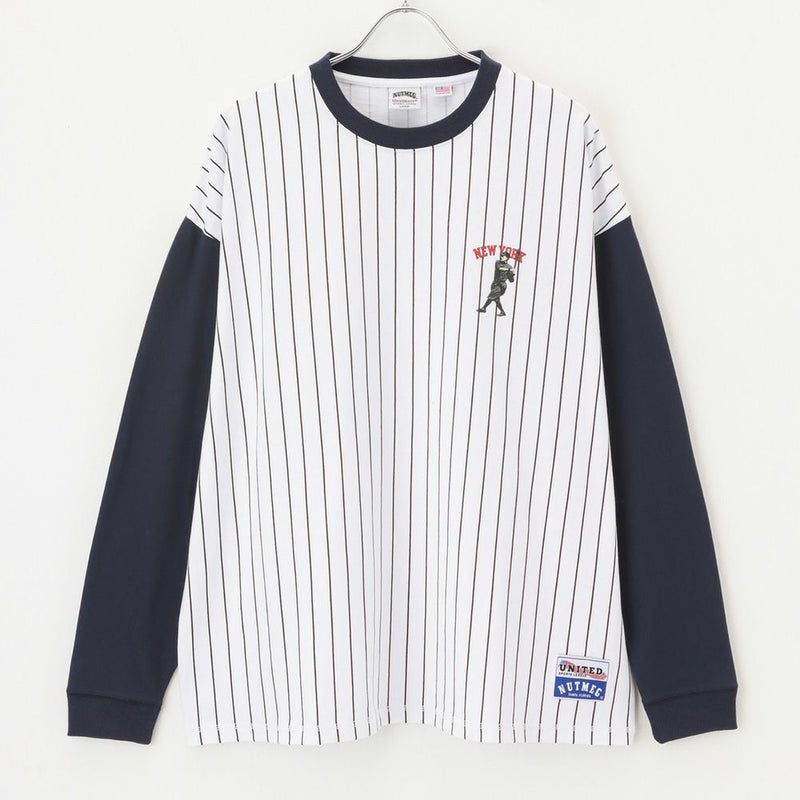 [期間限定価格]【オンラインストア限定】Goodwear x NUTMEG スーパービッグシルエット ロゴロングスリーブTシャツ メンズ商品画像-6