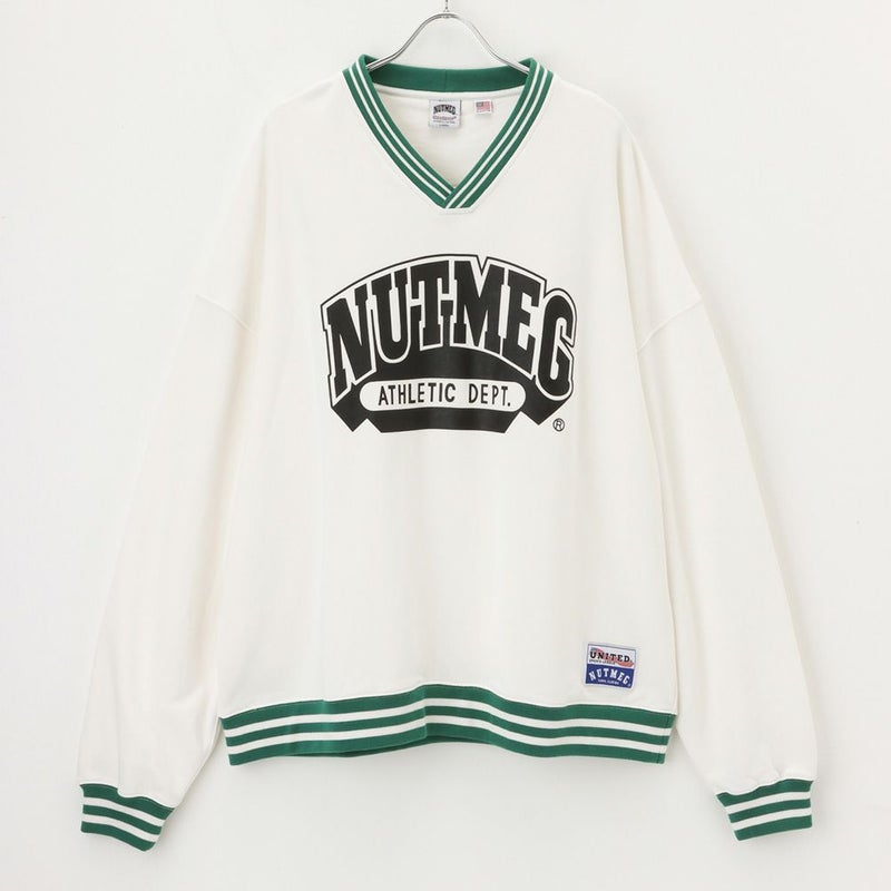 【オンラインストア限定】Goodwear x NUTMEG Vネック ビッグトレーナー メンズ商品画像-1