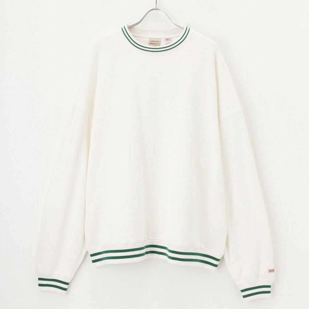 Goodwear ラインリブ ビッグトレーナー メンズ