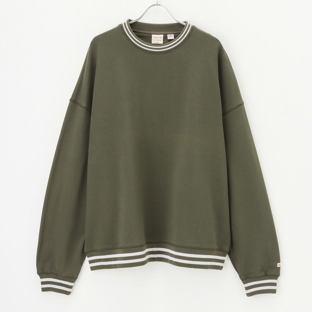 Goodwear ラインリブ ビッグトレーナー メンズ