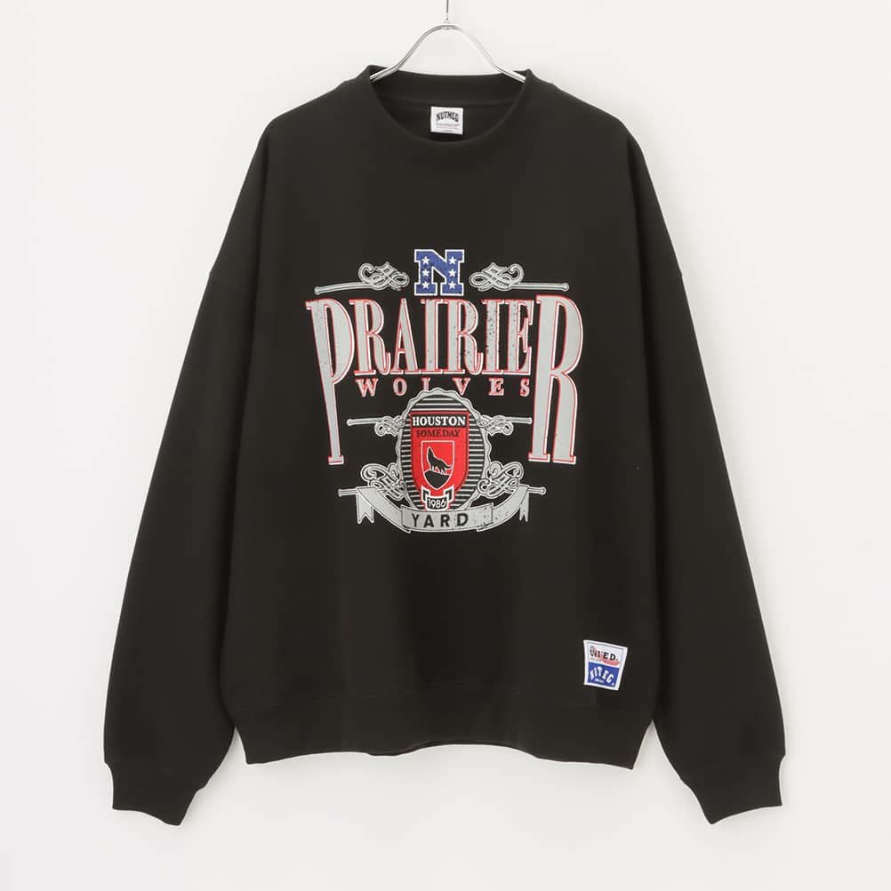 Goodwear x NUTMEG プリントビッグトレーナー メンズ