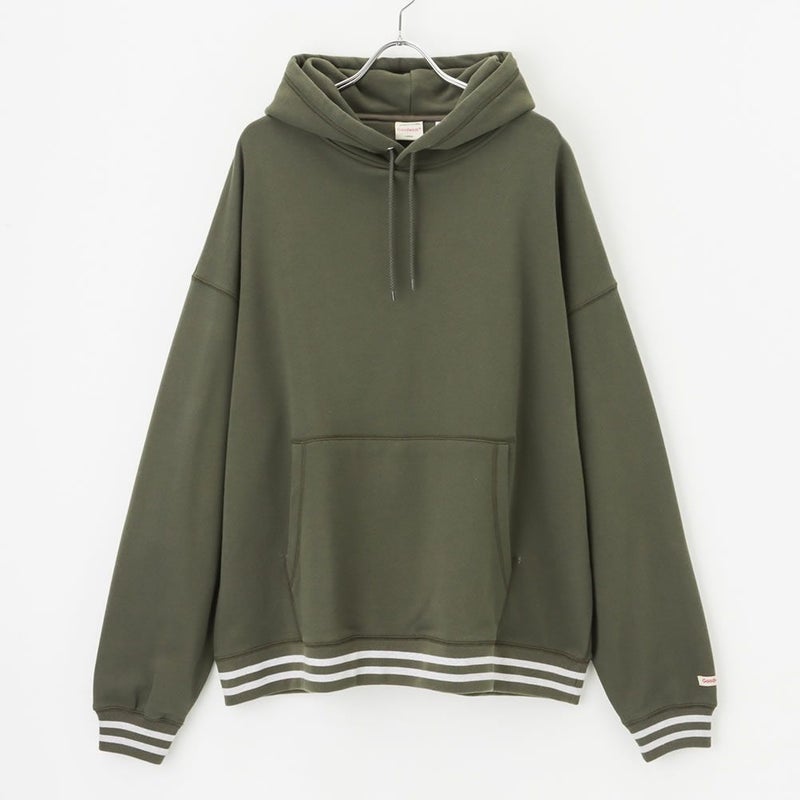 【オンラインストア限定】Goodwear ラインリブ ビッグパーカー メンズ商品画像-4