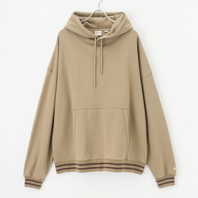 [期間限定価格]【オンラインストア限定】Goodwear ラインリブ ビッグパーカー メンズ商品画像-5