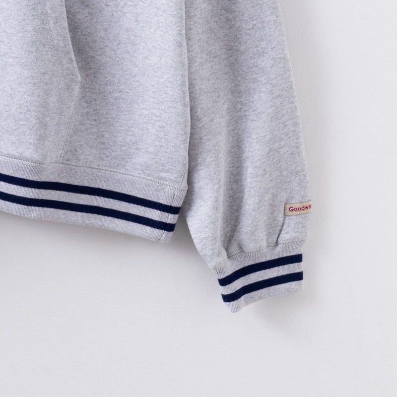 [期間限定価格]【オンラインストア限定】Goodwear ラインリブ ビッグパーカー メンズ商品画像-8