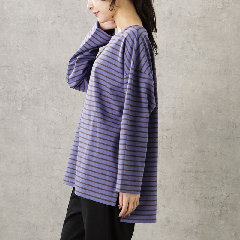 [期間限定価格]ORGABITS  ボーダーロングスリーブTシャツ レディース メール便 対応商品商品画像-5