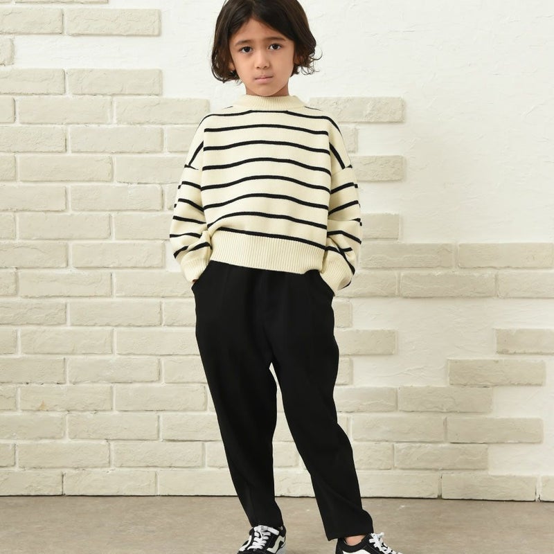 [期間限定knit]GOOD CREW もちもちボーダープルオーバー キッズ商品画像-7