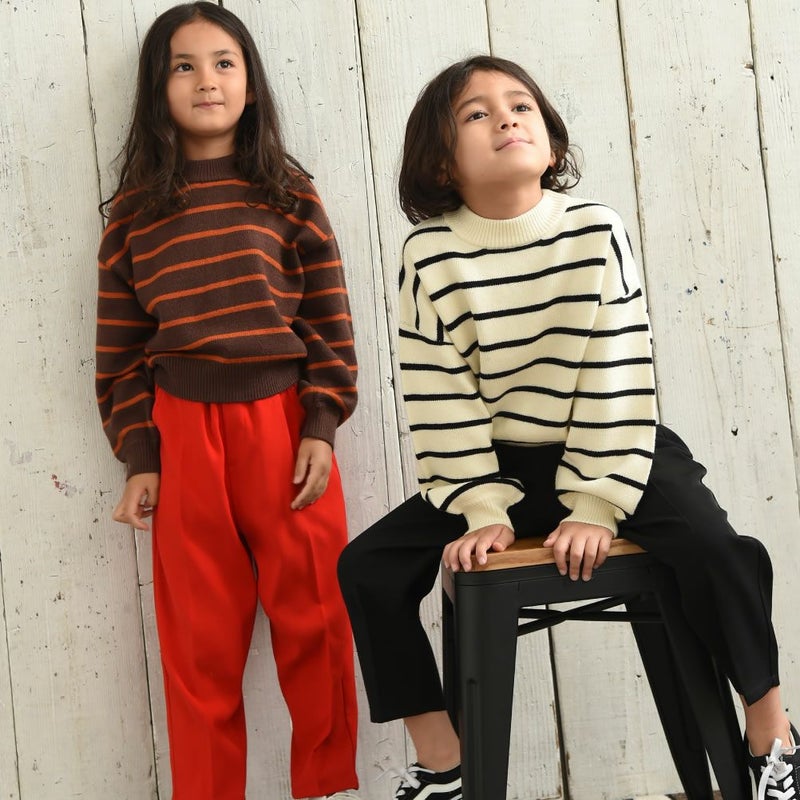 GOOD CREW もちもちボーダープルオーバー キッズ商品画像-12