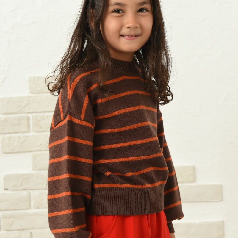 [期間限定knit]GOOD CREW もちもちボーダープルオーバー キッズ商品画像-17