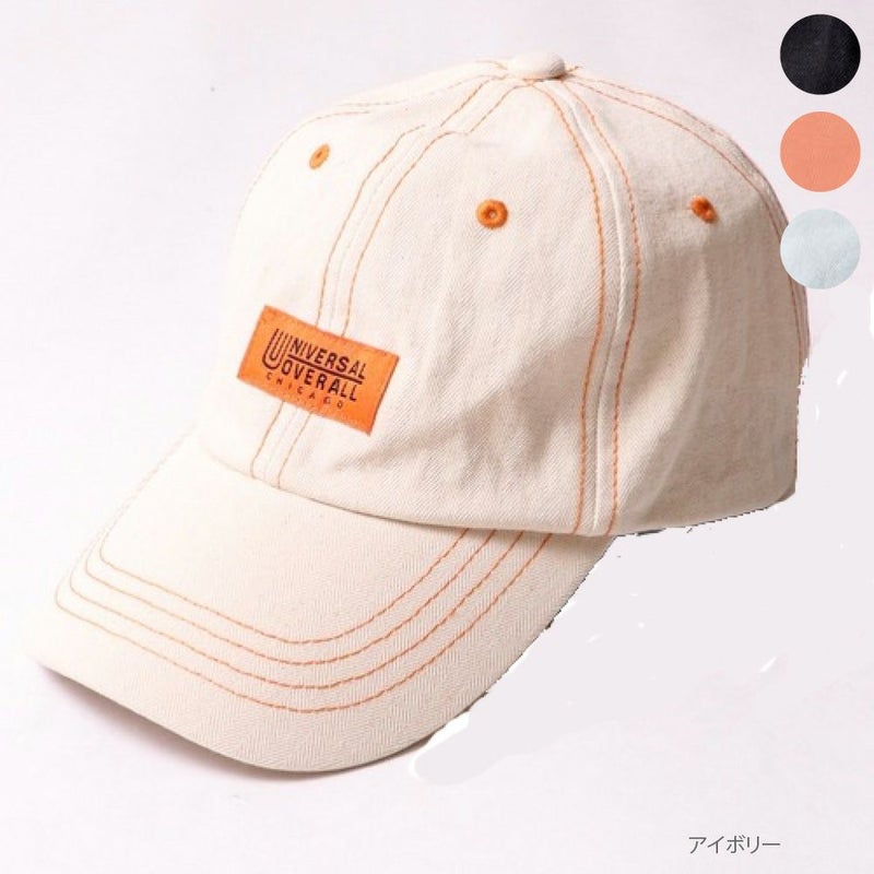 UNIVERSAL OVERALL ヘリンボーン生地キャップ商品画像-1