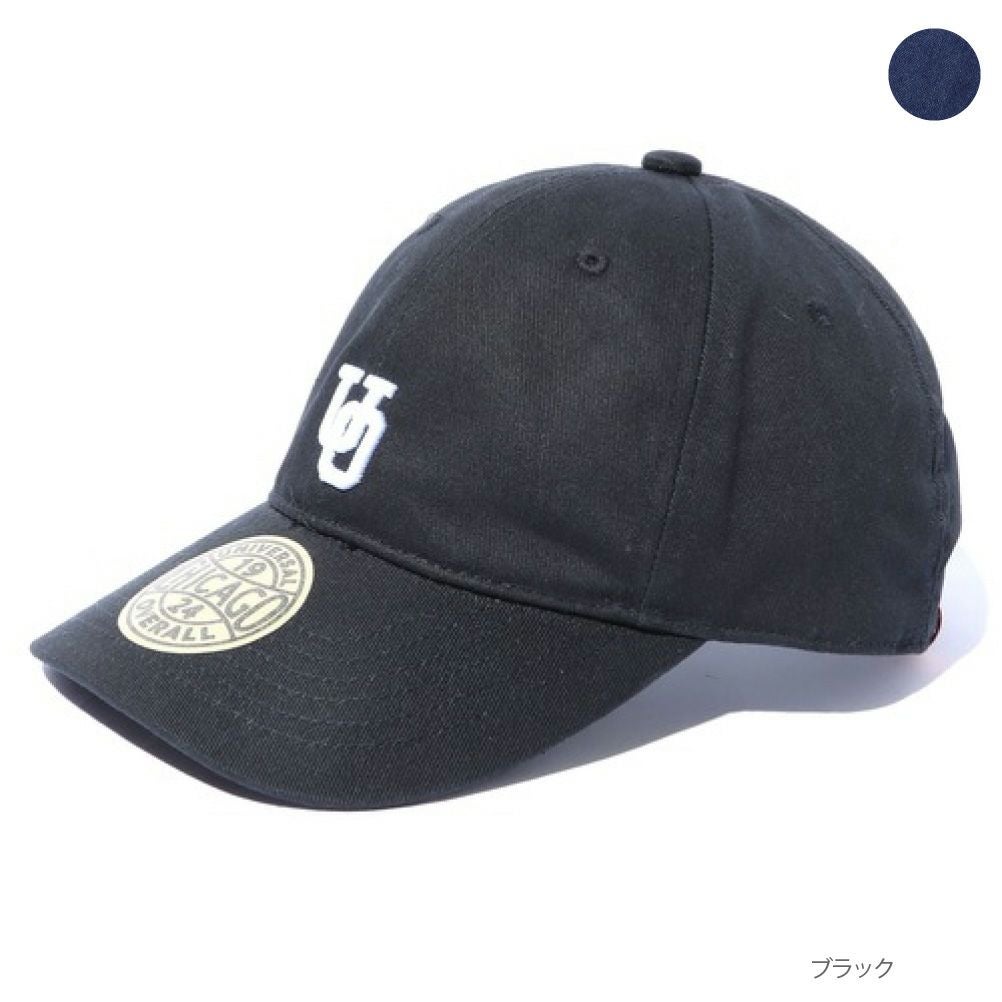 UNIVERSAL OVERALL カレッジロゴ刺繍キャップ