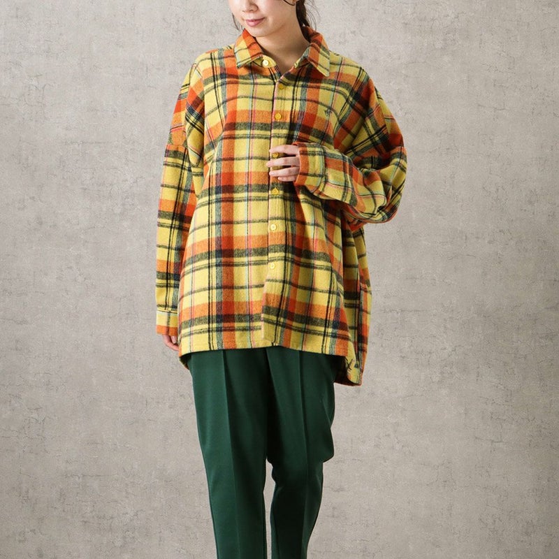 BEVERLY HILLS POLO CLUB  オーバーチェックシャツ レディース商品画像-4