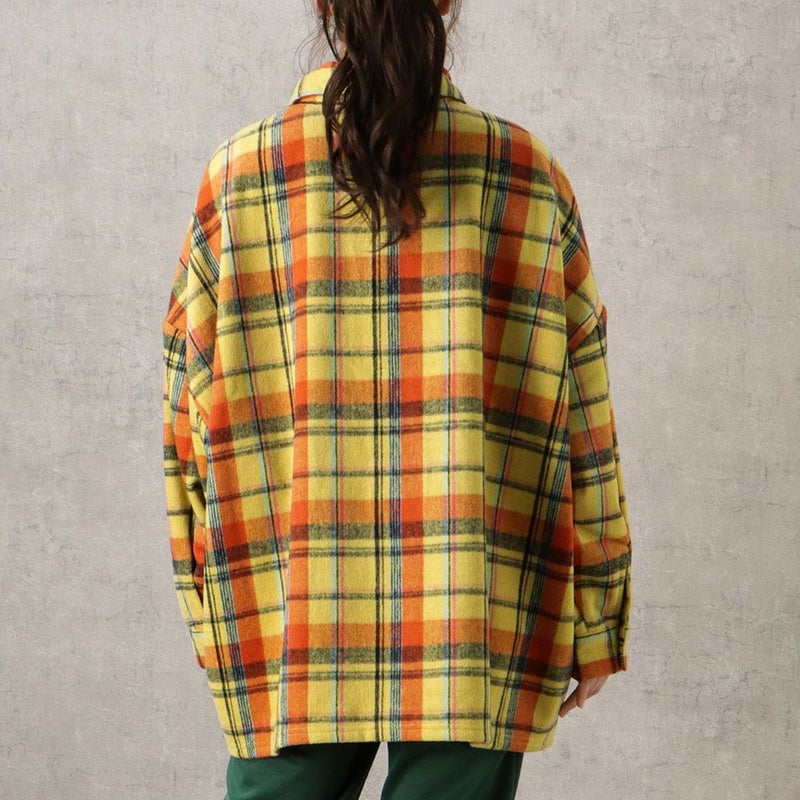 BEVERLY HILLS POLO CLUB オーバーチェックシャツ レディース商品画像-6