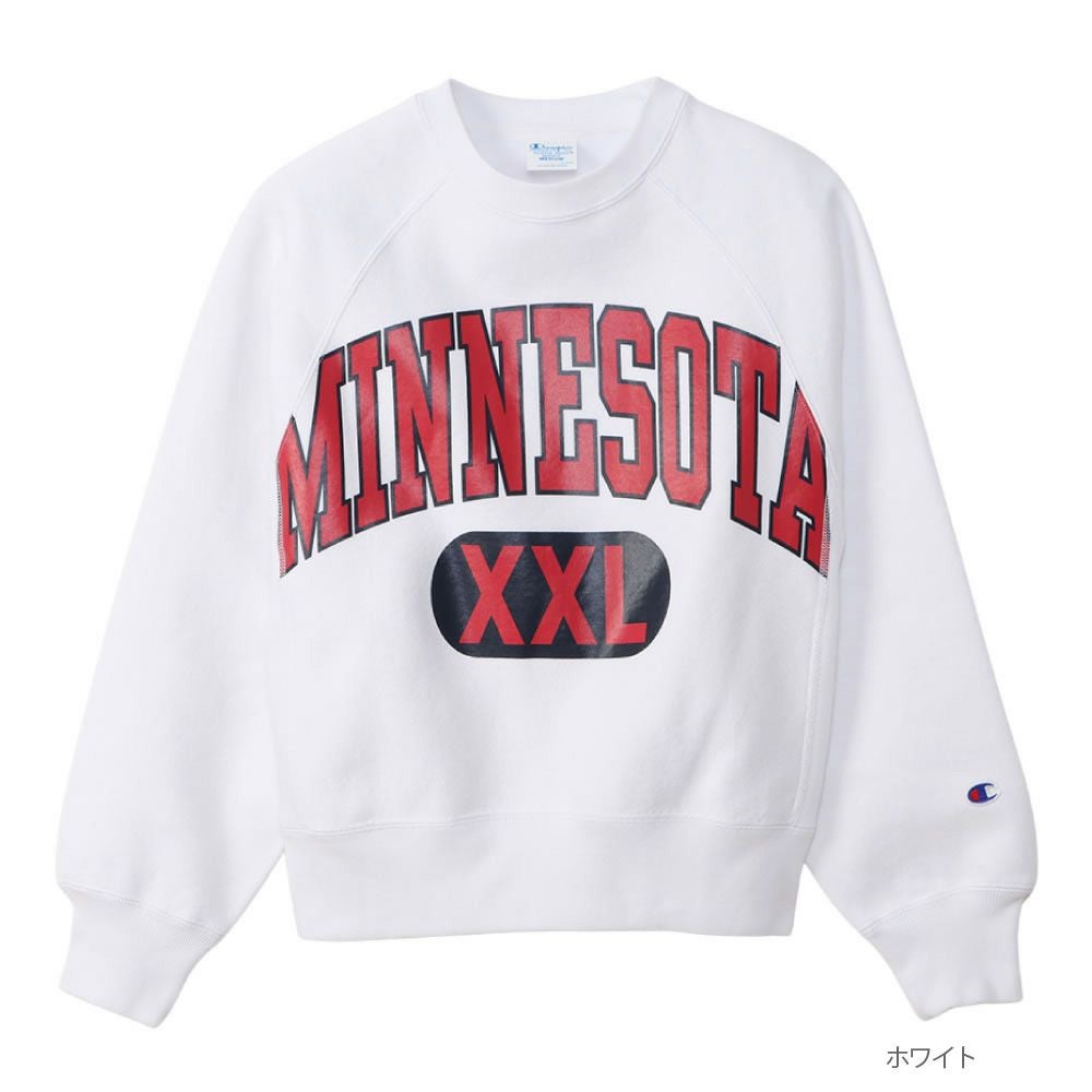 Champion REVERSE WEAVE(R) ラグランスリーブスウェットトレーナー レディース