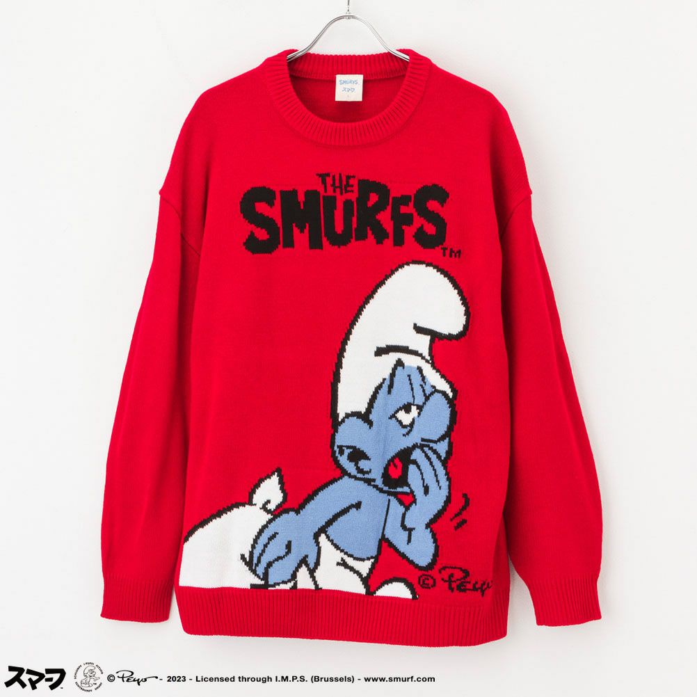 Smurf スマーフ ジャガードニット メンズ