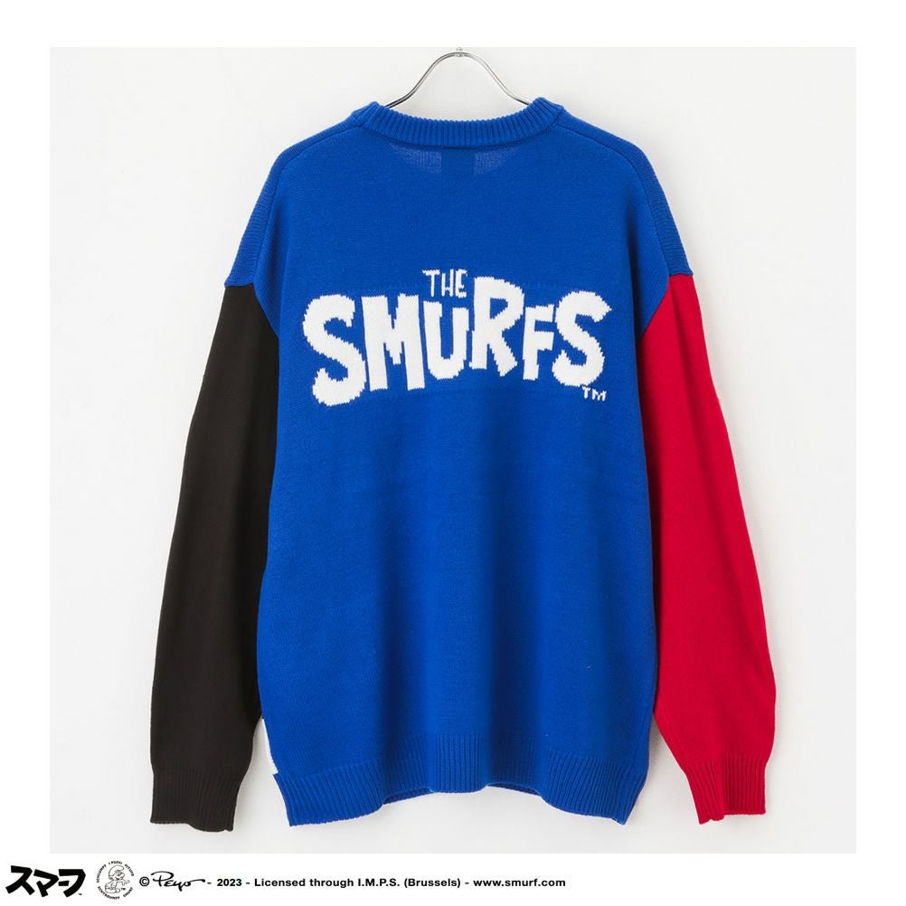 Smurf スマーフ ジャガードニット メンズ