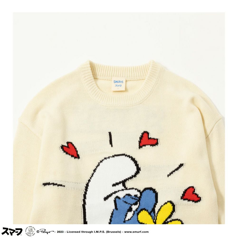 Smurf スマーフ ジャカードニット メンズ