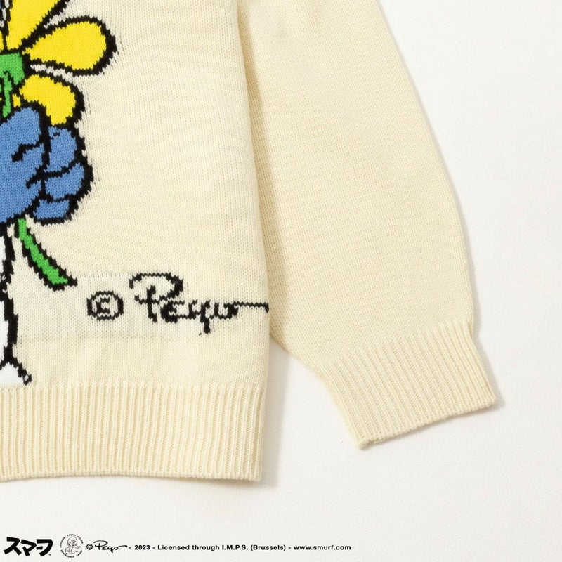 [期間限定価格]【オンラインストア限定】Smurf スマーフ ジャガードニット メンズ商品画像-10