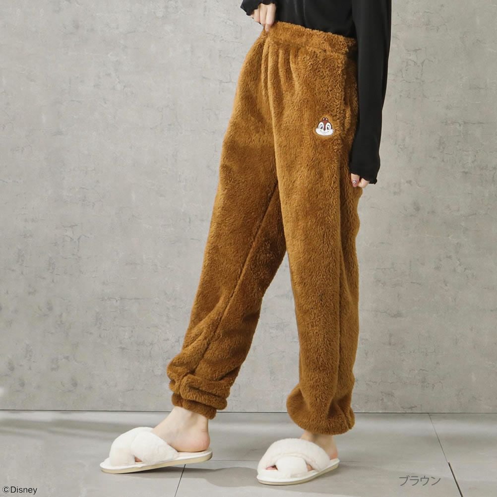 Disney キャラボアパンツ レディース