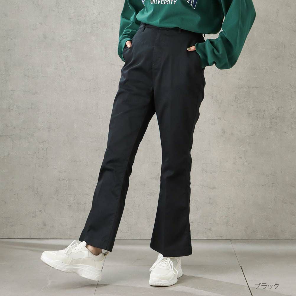 Dickies ツイルフレアパンツ レディース
