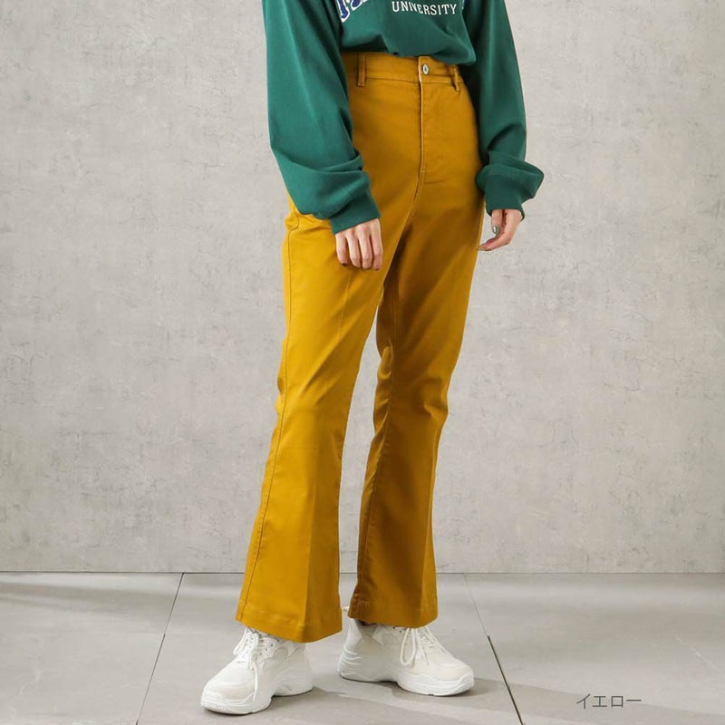 [期間限定価格]【オンラインストア限定】Dickies ツイルフレアパンツ レディース商品画像-3