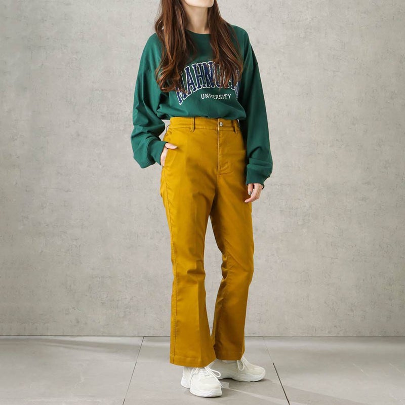 [期間限定価格]【オンラインストア限定】Dickies ツイルフレアパンツ レディース商品画像-9