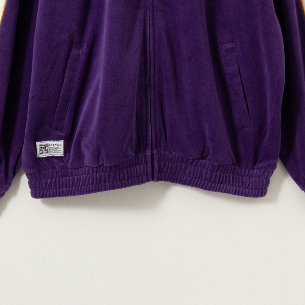 VISION STREET WEAR ベロアトラックジャケット メンズ