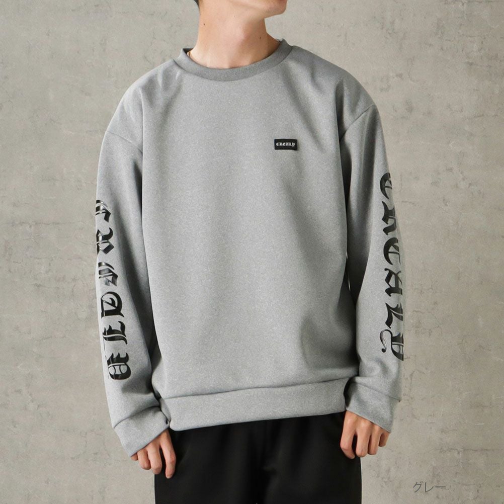 CREALY ポンチ素材 トレーナー メンズ