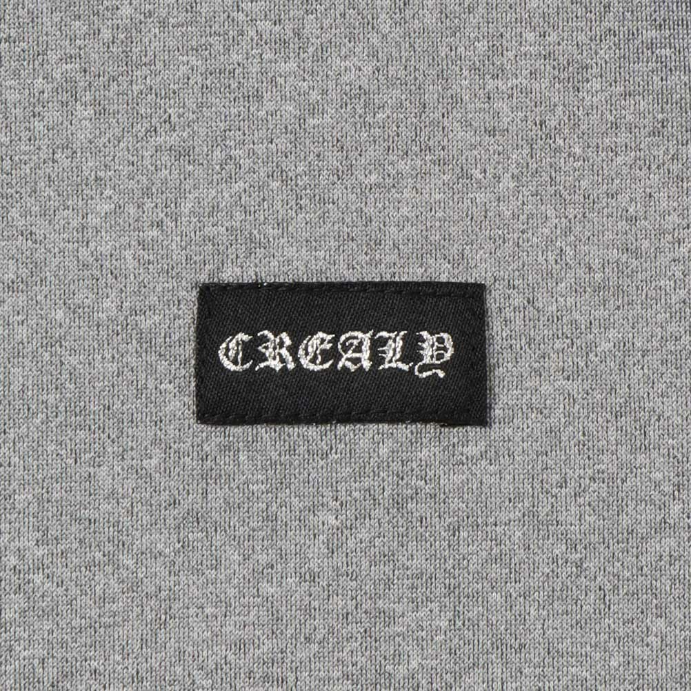CREALY ポンチ素材 トレーナー メンズ
