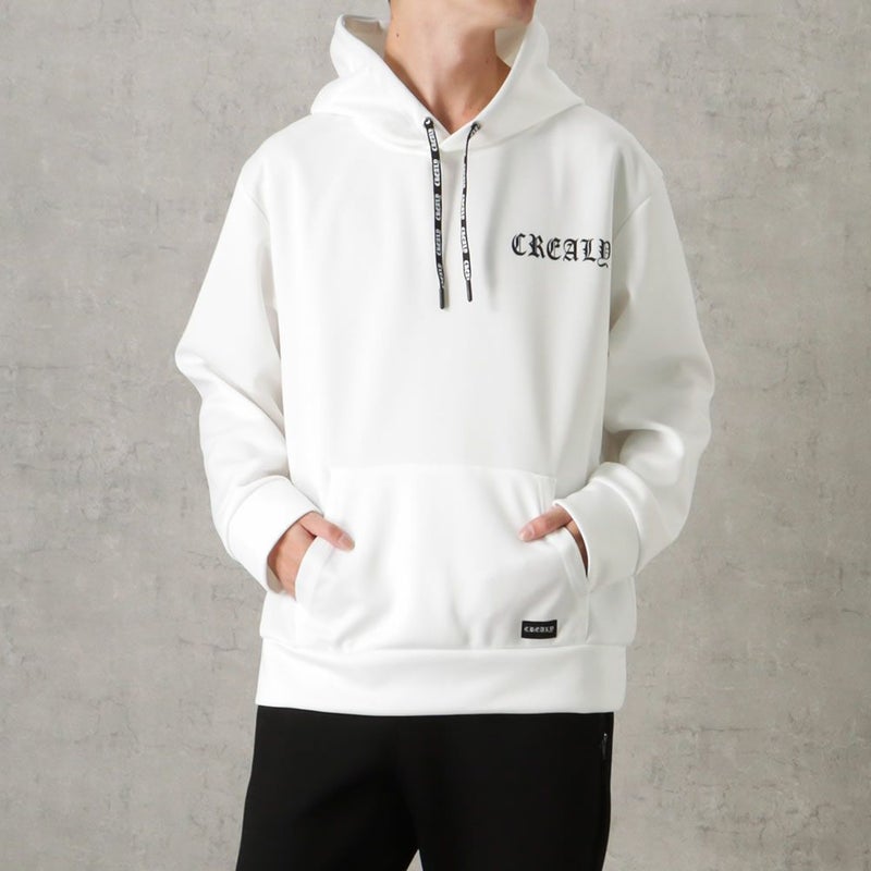 【オンラインストア限定】CREALY ポンチ素材 プルオーバーパーカー メンズ商品画像-4