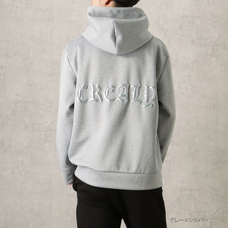 【オンラインストア限定】CREALY ポンチ素材 プルオーバーパーカー メンズ商品画像-6
