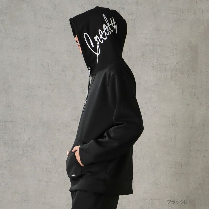 【オンラインストア限定】CREALY ポンチ素材 プルオーバーパーカー メンズ商品画像-8