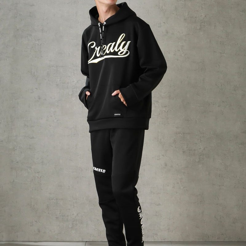 【オンラインストア限定】CREALY ポンチ素材 プルオーバーパーカー メンズ商品画像-9