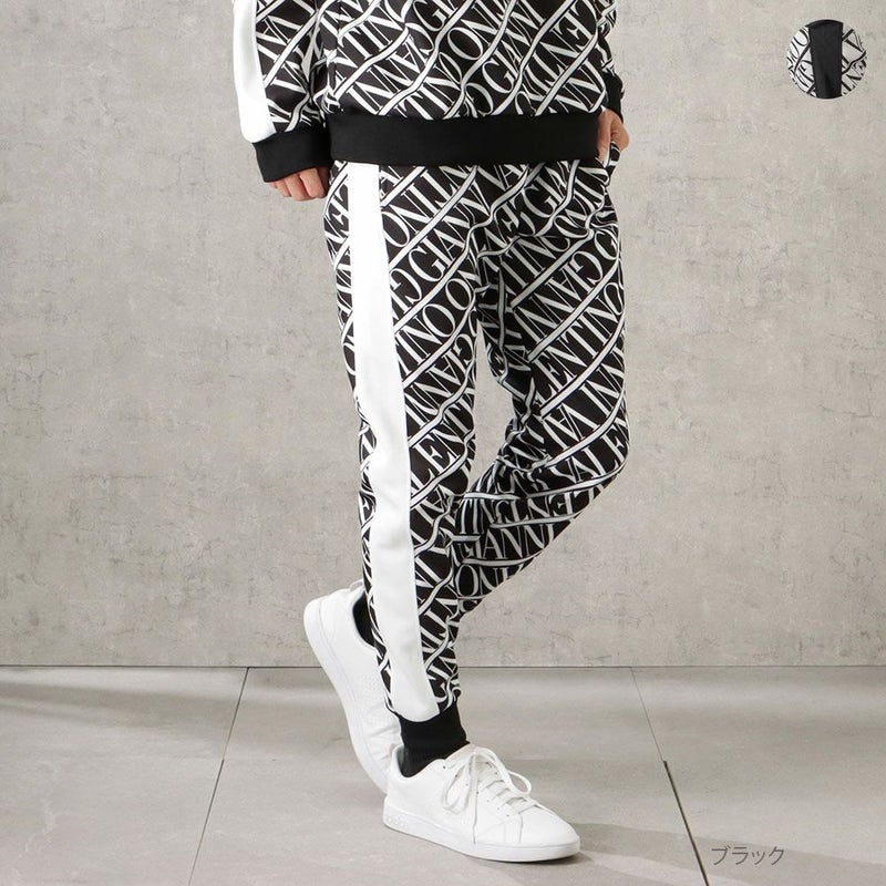 [期間限定価格]【オンラインストア限定】GIANNI VALENTINO ポンチ素材 総柄ジョガーパンツ メンズ商品画像-1