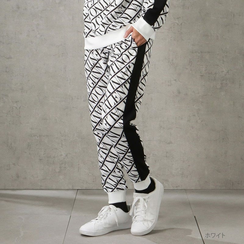 [期間限定価格]【オンラインストア限定】GIANNI VALENTINO ポンチ素材 総柄ジョガーパンツ メンズ商品画像-2