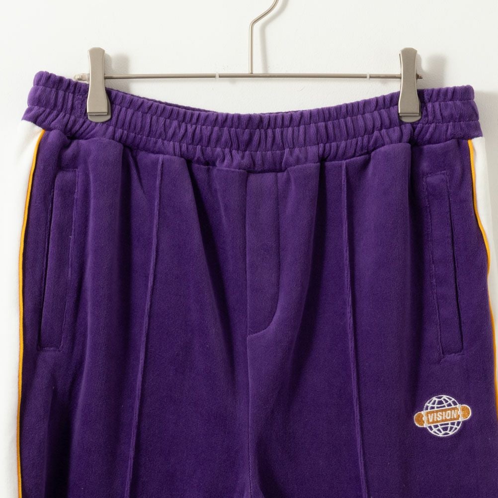 VISION STREET WEAR ベロアトラックパンツ メンズ