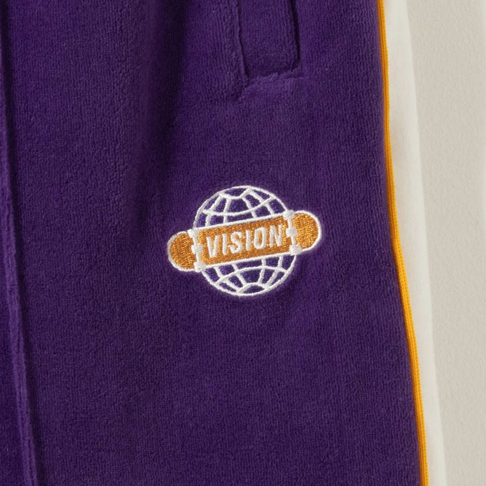 VISION STREET WEAR ベロアトラックパンツ メンズ