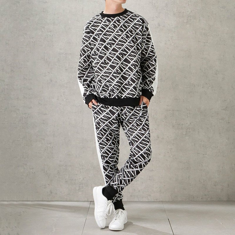 【オンラインストア限定】GIANNI VALENTINO ポンチ素材 総柄トレーナー メンズ商品画像-3