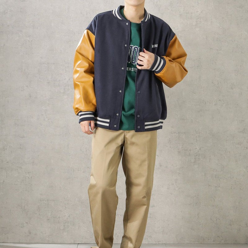 [期間限定価格]【オンラインストア限定】VISION STREET WEAR  マグロゴメルトンPUスタジャン メンズ商品画像-10