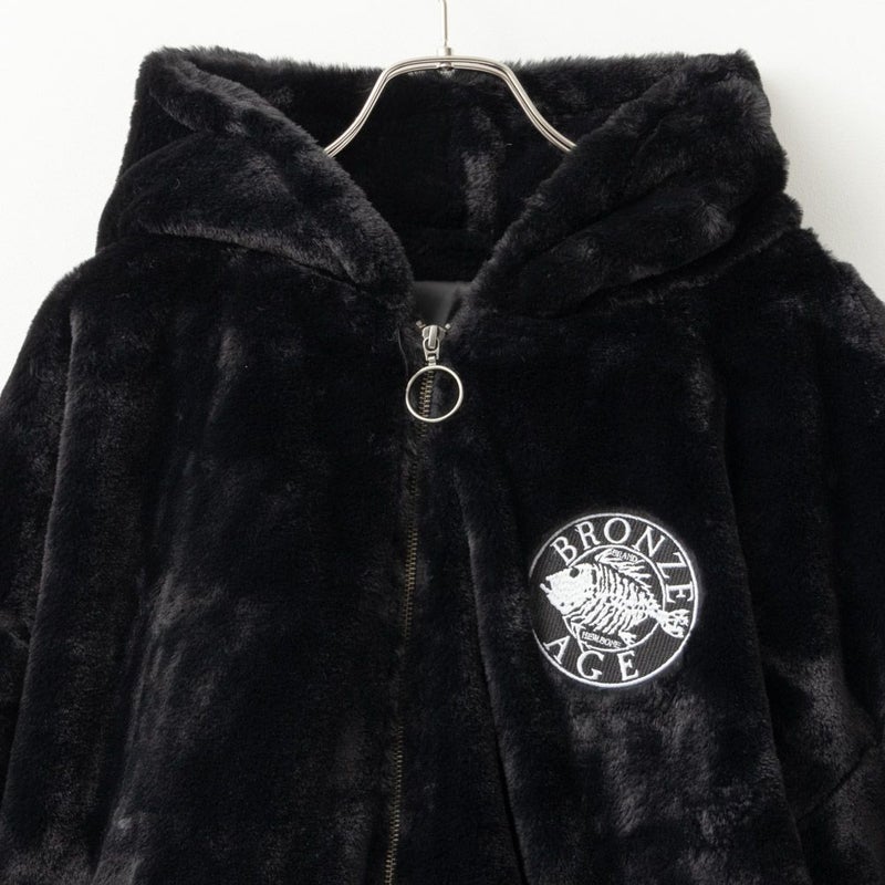 【オンラインストア限定】BRONZE AGE フェイクファージップアップパーカー メンズ商品画像-4